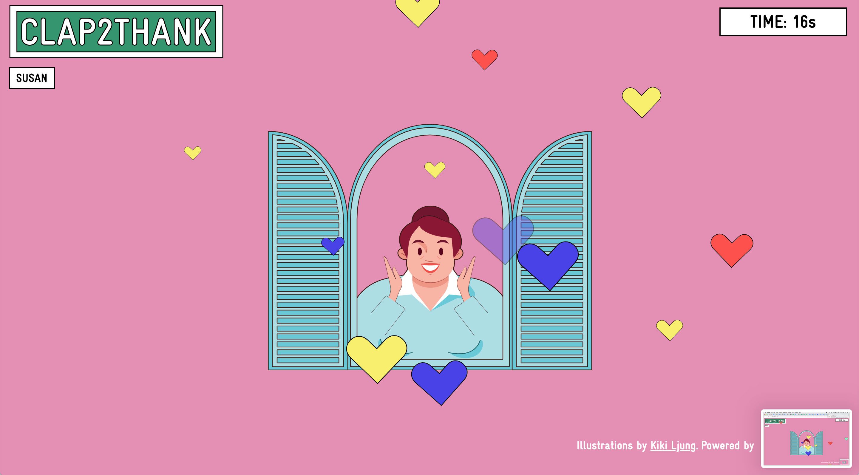 Clap2thank, el juego interactivo que ?escucha? los aplausos de agradecimiento a los sanitarios