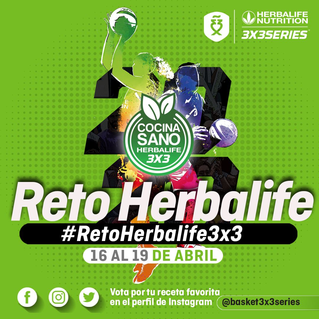 El baloncesto 3X3 se suma al #RetoHerbalife